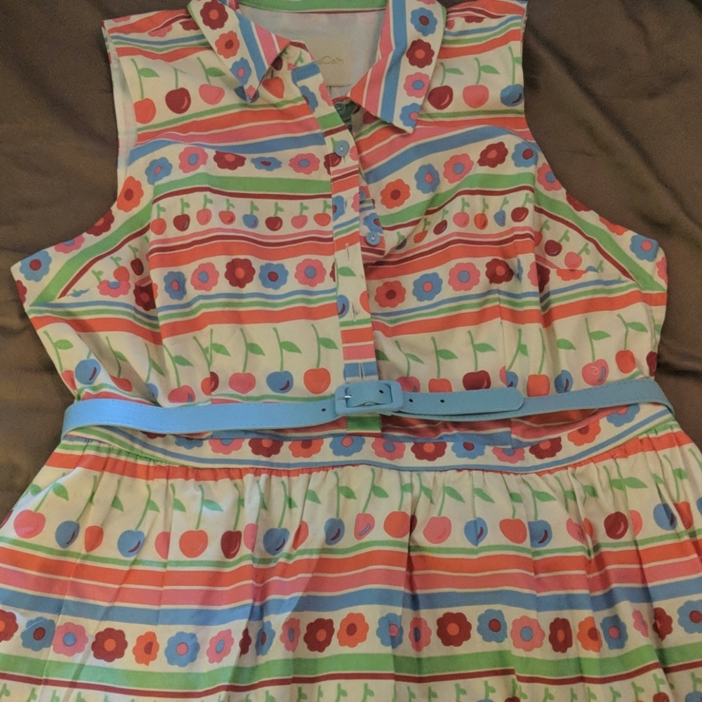 Modcloth 2X Dress with Belt